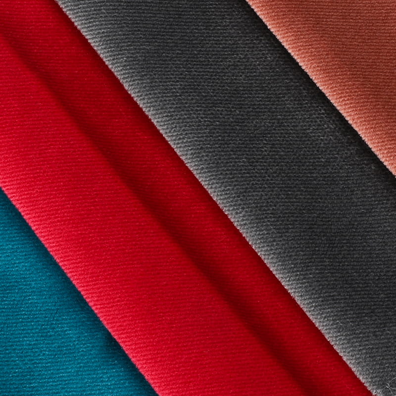 Düz Twill Velvet Kanepe Mobilya Kumaş